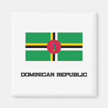 Dominican Republic Flag Fridge Magnets