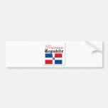 Dominican Republic Flag Gear Bumper Stickers