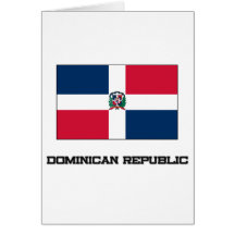Dominican Republic Flag Greeting Cards