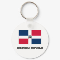 Dominican Republic Flag keychains by tshirtshirts Dominican Republic Flag keychains
