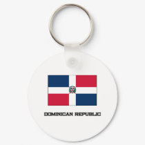 Dominican Republic Flag keychains by tshirtshirts Dominican Republic Flag keychains