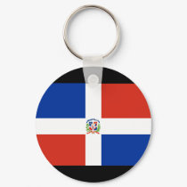 Dominican Republic Flag keychains