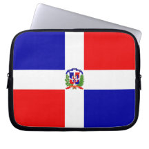 Dominican Republic Flag Laptop Sleeve