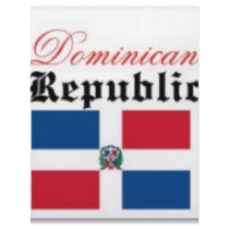 Dominican Republic flag Custom Letterhead