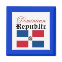 Dominican Republic flag magnets
