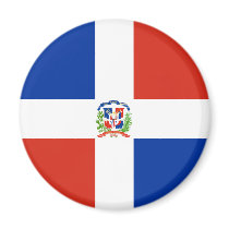 Dominican Republic Flag magnets