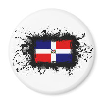 Dominican Republic Flag Fridge Magnets