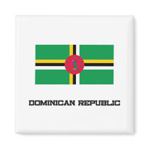 Dominican Republic Flag magnets