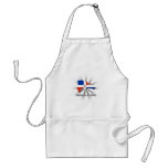 Dominican Republic Flag Map 2.0 Aprons