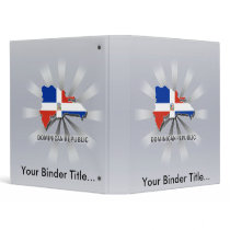 Dominican Republic Flag Map 2.0 Vinyl Binders