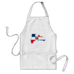 Dominican Republic Flag Map DO Apron