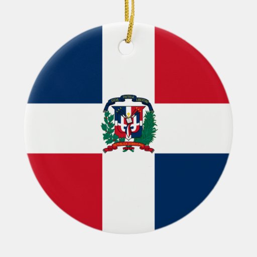 dominican republic flag ornament zazzle dominican republic flag ornament zazzle