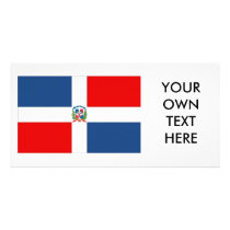 Dominican Republic Flag photo cards by flagshirts Dominican Republic Flag photo cards