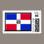 Dominican Republic Flag postage