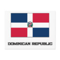 Dominican Republic Flag postcards by tshirtshirts Dominican Republic Flag postcards