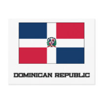 Dominican Republic Flag postcards by tshirtshirts Dominican Republic Flag postcards