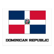 Dominican Republic Flag postcards