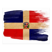 Dominican Republic Flag Postcards