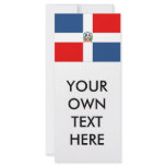Dominican Republic Flag Personalized Rack Card