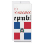 Dominican Republic flag Custom Rack Card