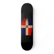 Dominican Republic Flag Custom Skateboard