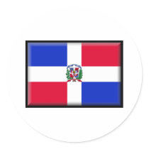 Dominican Republic Flag stickers by jacinto888 Dominican Republic Flag stickers