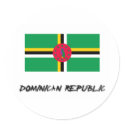 Dominican Republic Flag stickers by flagshirt Dominican Republic Flag stickers