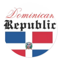 Dominican Republic flag Stickers