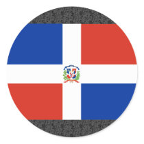 Dominican Republic Flag stickers
