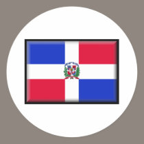Dominican Republic Flag stickers