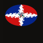 Dominican Republic Gnarly Flag T-Shirt by Flagnostic Dominican Republic Gnarly Flag T-Shirt
