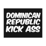 Dominican Republic Kick Ass postcards