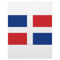 Dominican Republic National Flag Customized Letterhead