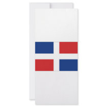 Dominican Republic National Flag rack cards
