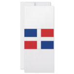Dominican Republic National Flag Rack Card Template