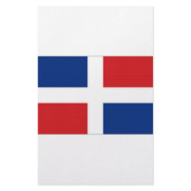 Dominican Republic National Flag Custom Stationery