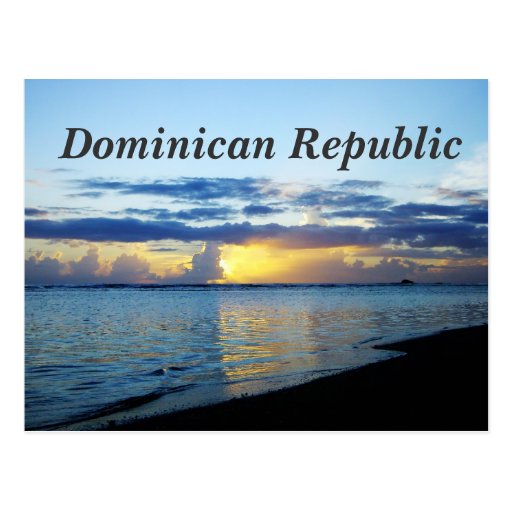 Dominican Republic Postcard Zazzle
