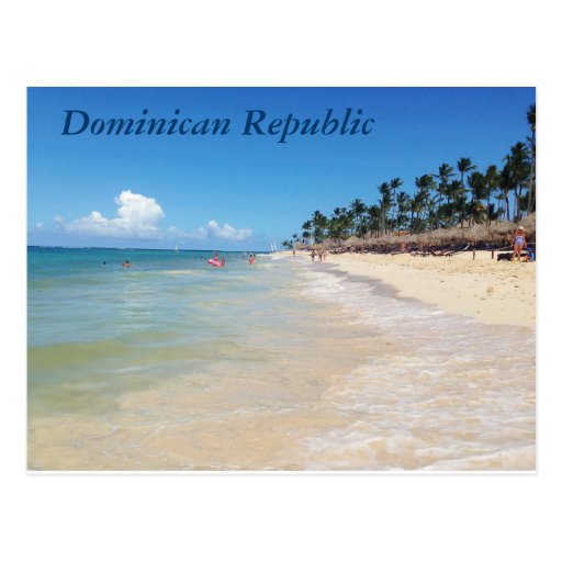 Dominican Republic postcard Zazzle