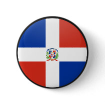 Dominican Republic quality Flag Circle Pinback Button