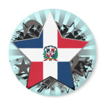 Dominican Republic Star Magnets