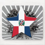 Dominican Republic Star Mouse Pad