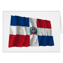 Dominican Republic Waving Flag cards by Vexillophile Dominican Republic Waving Flag cards
