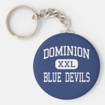 Dominion Blue Devils Middle Columbus Ohio Key Chains