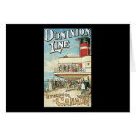 Dominion Line Liverpool to Canada Card