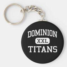 Dominion - Titans - High - Sterling Virginia Keychains