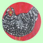Dominique Chicken stickers