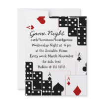 Domino Aces Personalized Invites