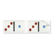 Domino Bumper Sticker bumper stickers