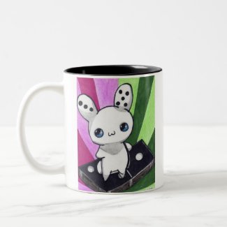 Domino Bunny mug