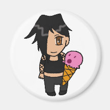 Domino  Cone Refrigerator Magnets